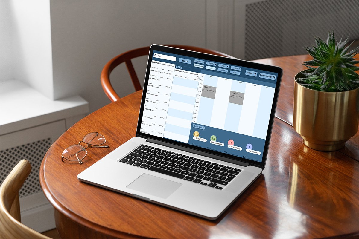 Laptop with Path@penn redesign